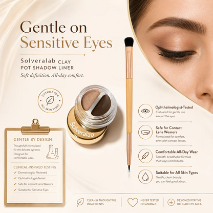 ✨ Solveralab®️ Clay Pot Shadow Liner + Free Brush